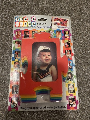 Photo frame colorful puzzle - photo,