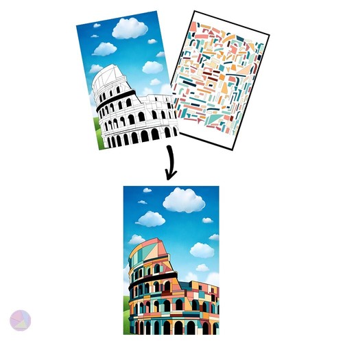 215 pieces puzzle - puzzle, fun