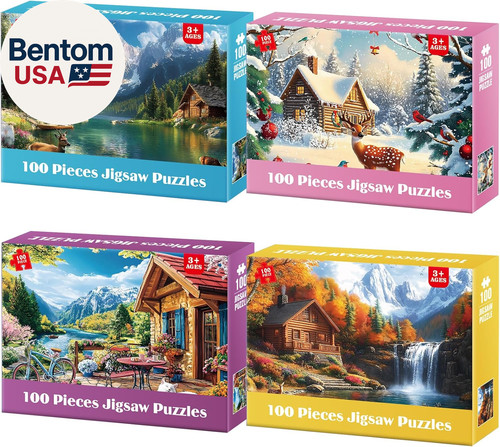 Packs 100 piece - puzzles,