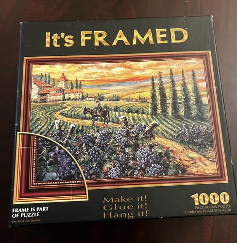 Framed 1000 piece it - framed:, it's