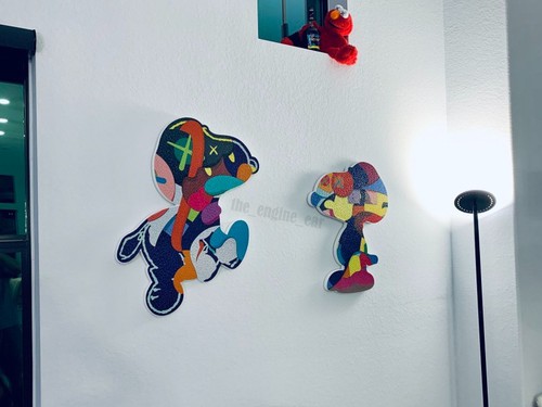 Kaws one home - "no, home"