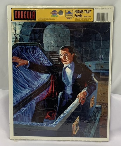 1991 dracula frame tray puzzle - tray,