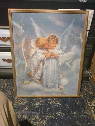 Framed puzzle angels - framed,
