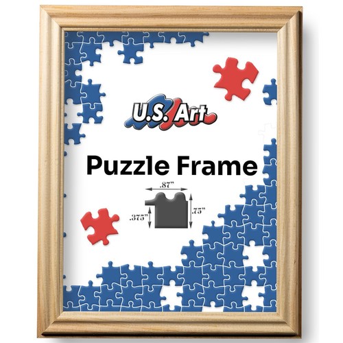 Unfinished puzzle frame - unfinished, .75"