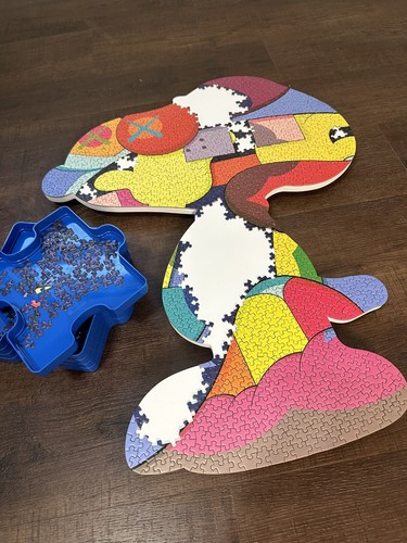 Kaws puzzle custom wood frame - puzzle,